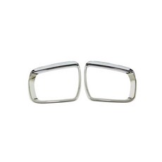 사이드 도어 후면 회전 미러 커버 프레임 장식 트림 자동차 스타일링, 1개, 2. 1