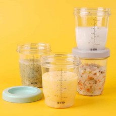 아기이유식용기 트라이탄 이유식통 이유식용기 4P 93823PC 1(EA)