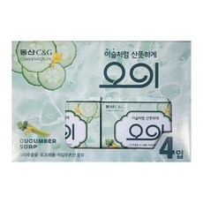 동산 오이비누(90gX4개입), 90g, 4개입