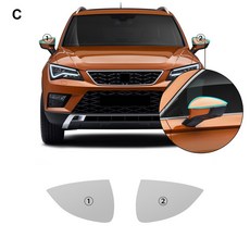 시트 쿠프라 아테카 2016 2019 라이트 후방 카메라 필러 도어 핸들 보호 필름 긁힘 방지 프리컷 클리어 PPF, arview, With tools, Clear Film