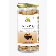 Dawn Lee 천연 치쿠 칩 30g | 동결 건조 사포타/사포딜라 과일 슬라이스 | 건강한 1가지 성분 슈퍼푸드 스낵 동결 건조 드래곤프루트 덩어리 같은 바삭한 비건 글루, Dawn Lee 천연 치쿠 칩 30g | 동결 건조 사, 1개