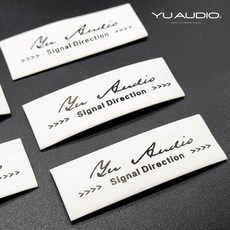 YU AUDIO 熱縮管 箭頭標識 訊號方向 絕緣熱縮套管, 1個, 白色熱縮套/單個, 白色, 白色熱縮套/單個