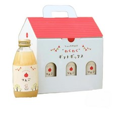 나카가와 과수원 와쿠와쿠 사과 주스 6병 세트 200ml×6, 1개, 1g