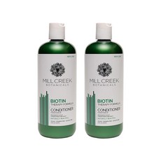 Mill Creek 비오틴 컨디셔너 자연유래 및 자연친화 414ml(14온스) (2팩) 339757