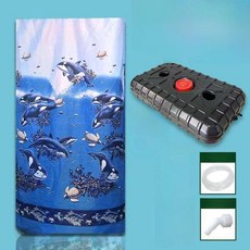 시골 목욕 필수품 철제 프레임 휴대용 화장실 접이식 캠핑 야외 탈의실 텐트, 1개, 9. 길이 너비 1m 높이 2m (돌고래 천) 큰 검은