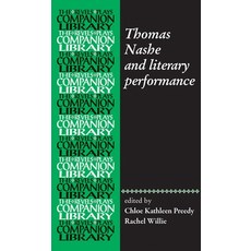 (영문도서) Thomas Nashe and Literary Performance Hardcover, Manchester University Press, English, 9781526149466