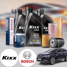 르노 QM6(GDe)(~22) 가솔린 킥스 제로 0W30 퍼포먼스 합성엔지오일 필터세트