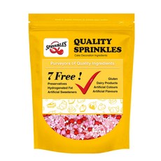 퀄리티 스프링클 핑크 심포니 스프링클 1kg 대용량 벌크, 1개