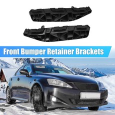 차량 범퍼 X Autohaux 좌측 1세트 브래킷 2015 호환 지지대 렉서스 IS250 우측 용 5253653011 5253553011 장착 전면 및 2006, 1개