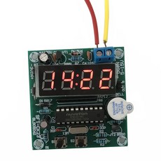 LED 디지털 시계 모듈 전자 키트 제품 머 알람 튜브 스톱워치 다기능, 4 Bit 4.5 20V