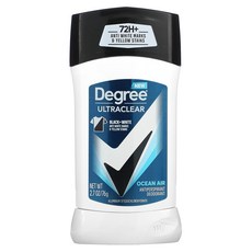 Degree UltraClear 블랙 + 화이트 땀 억제제 데오드란트 Ocean Air 76g(2.7oz), DegreeUltraClear블랙화이트땀억제제데오드란트, 76g, 1개