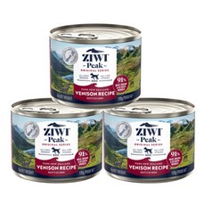 지위픽 독 강아지캔 사슴고기 170g x 3개 뉴질랜드 생산제품