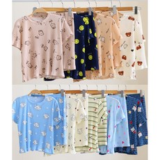 캐릭터 여름 플리츠세트 내복세트 반팔내복 여름내복 플리츠내복 여름플리츠 키즈 유아 남아 여아 성인 실내복 홈웨어 파자마파티 시원한소재 잠옷 민트색처럼