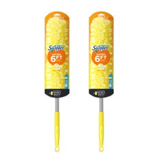 스위퍼 더스터 360 먼지떨이 스타터 키트 슈퍼 엑스텐더블 손잡이 180cm + 리필 4p, 혼합색상, 2세트