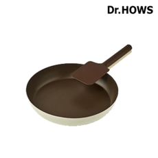 韓國Dr.HOWS LUMI平底煎鍋(附鍋鏟26cm)-米白, 1個, 26cm