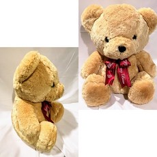 Loving Bear 泰迪熊玩偶 柔軟坐姿玩偶, 直毛超柔軟坐姿45cm