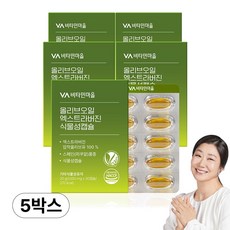 비타민마을 올리브오일 엑스트라버진 식물성캡슐, 5개, 30정