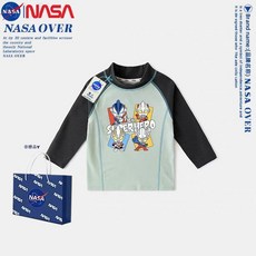臺灣出貨 NASA聯名奧特曼德絨拼色打底上衣男童小童長袖半高領保暖冬裝秋衣