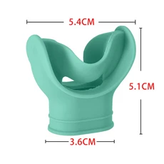 스킨스쿠버 마스크 스쿠버 다이빙 2단계 실리콘 마우스피스 스노클 조절기 다채로운 문어 물린, Green
