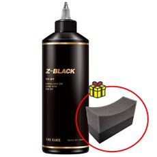 더클래스 제트블랙 유성 타이어 광택제 코팅제 타이어 드레싱제 500ml+스펀지, 1개, 500ml