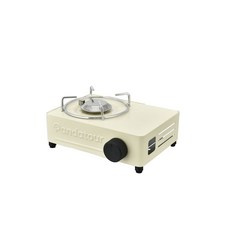 캠핑 낚시 가스 버너 휴대용 미니 우드 라면 찌개 홈파티 나들이 소풍 집들이선물, 1개, 베이지