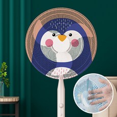 쿨레브 귀엽고 튼튼한 캐릭터 선풍기 안전망 2개세트, 1세트, 고래+고래