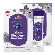 프리메로 블루베리 리얼 100% 30mlX10포X2박스 / 블루베리 농축액, 2박스, 300ml