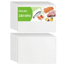 솔 랩스 고흡수성티슈 고흡수 키친타월 식품용 두꺼운 주방용지 180*120mm, 1개, 200매