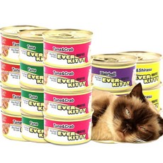 인기만점 고양이캔 에버키티캔 고양이간식, 에버키티 참치90g 24개 1박스, 90g, 24개