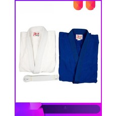 합기도복 유도복 훈련용 도복 가라테 태권도복 세트