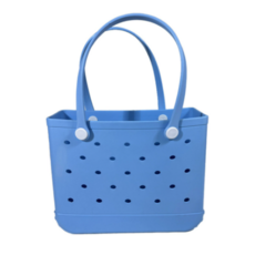 컴윗미 EVA 젤리 방수 수영 목욕 가방, 스카이블루