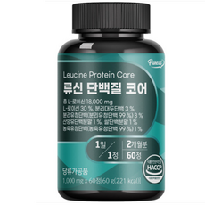 퍼니트 류신 단백질 코어, 60정, 5개