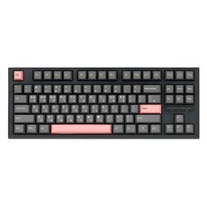 SPM PBT 핫스왑 게이밍 텐키리스 기계식 키보드, 다크올리비아, PL87A, 바다소금축