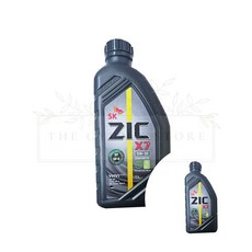 SK지크 휘발유 LPG 합성엔진오일 X7 1L 내열유 승용차 방청제 보호 정비소