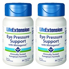 LIFE EXTENSION Eye Pressure Support秘蘿素素食膠囊, 30顆, 2罐