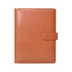 톤랜드 베이직 가죽 6공 다이어리 바인더, 브라운