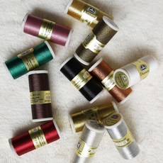 法國DMC ART380 專業金屬繡線 35米 金銀鑽石線 手鞠球十字繡刺繡縫紉線, D415 銀 Sliver, 1個