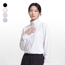 오로라선데이 퓨어리브 우먼즈 루즈핏 커프 스트링 집업 래쉬가드 상의