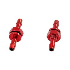 RC 선박 DIY 모델 모터 냉각 부품용 2PCS 보트 알루미늄 합금 연결 배수 노즐 물 배출구 노즐(M6 블루 스타일 2), M6 Red Style 1