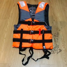 潛鯨 救生衣 適合20-120公斤 成人 小孩 救生衣 浮潛 安全 自由潛水 潛水 救生, 橘色