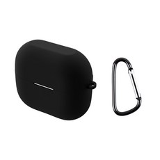갤럭시 버즈3 / 버즈3프로 / Galaxy Buds3 / Galaxy Buds3 Pro 실리콘 케이스, 1개, 블랙, 버즈3/프로
