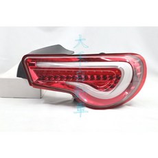 中古 櫻桃紅底 流水跑馬方向燈 LED 尾燈 適用 SUBARU TOYOTA FT-86 GT-86, 1個, 左邊