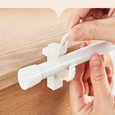 하이먼 무타공 가림막 후크 압축봉고정홀더