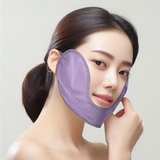 (국산) 나스카 골프 볼마스크-U자형 턱 얼굴햇빛가리개 UV차단마스크 스포츠 걷기 조깅 등산 운동 낚시 마스크, 스킨, 1개