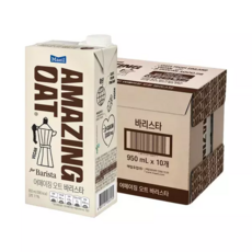 (매일)S매일유업 어메이징 오트 바리스타 950ml 10팩/오트커피/비건음료, 10개