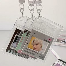 [5개 1SET] DIY 포토 프레임 키링 최애 굿즈 만들기 사진 백꾸 남친 여친 연인 기념일 선물 포카 가방 열쇠 고리, 1세트, BEAR