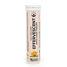 Vayu Wellness Apple Cider Vinegar Effervescent Tablets | Apple Flavor | Supports Digestion Weight, 3개, 15정