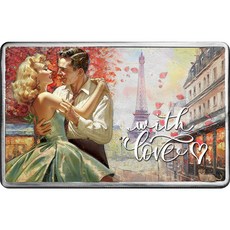 2024 喀麥隆 情人節明信片 100克硬幣, 1個