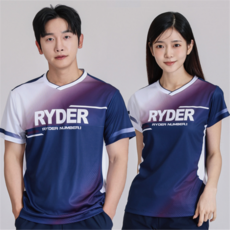 [라이더] 2026R-1 남성 여성 배드민턴 티셔츠 반팔