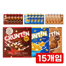 [본사공식몰] 크런틴 단백질쉐이크 BEST 세트 초코이즈백 콘플레이키 오곡놀라 크런치볼 25%, 250g, 3박스 250g, 3박스